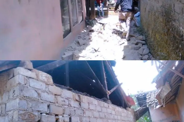 Dua Rumah di Desa Kertamukti Bandung Rusak, Sekdes: Ini Akibat Getaran Gempa