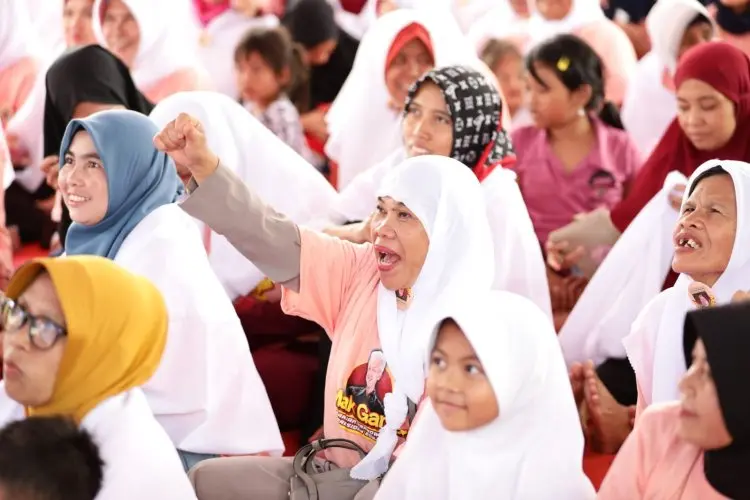 Emak-emak di Sukabumi Mantap Dukung Ganjar