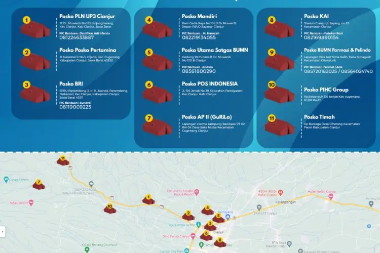 Tanggap Bencana Cianjur, Erick Thohir Perintahkan BUMN Bangun Posko Siaga Bantu Korban Gempa