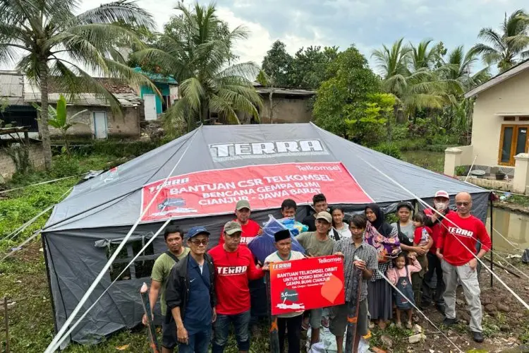 Telkomsel Percepat Pemulihan Jaringan dan Layanan di Cianjur
