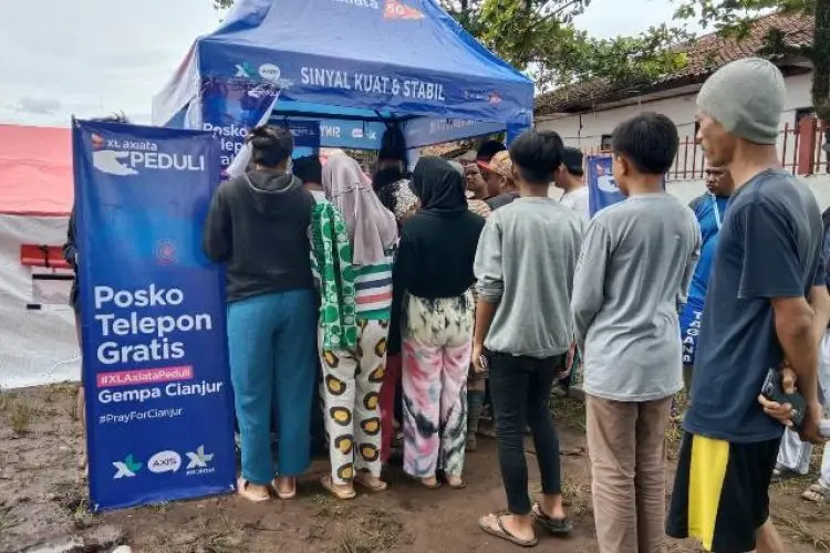 Pascagempa Cianjur, XL Axiata Fokus Pulihkan Jaringan dan Salurkan Bantuan