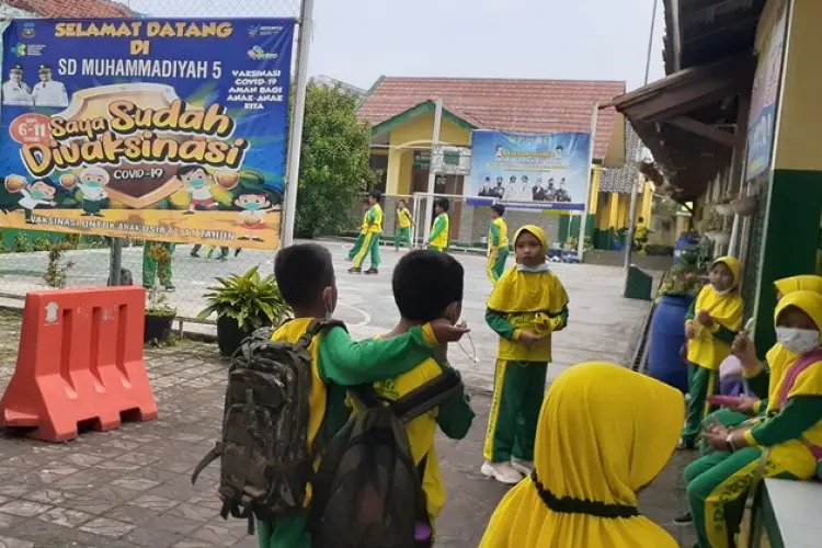 Peduli Gempa Cianjur, Warga SD Muhammadiyah 5 Garut Kota Galang Dana Bantuan