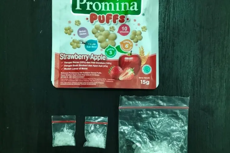 Polresta Bogor Ungkap Peredaran Sabu Dalam Kemasan Makanan Bayi
