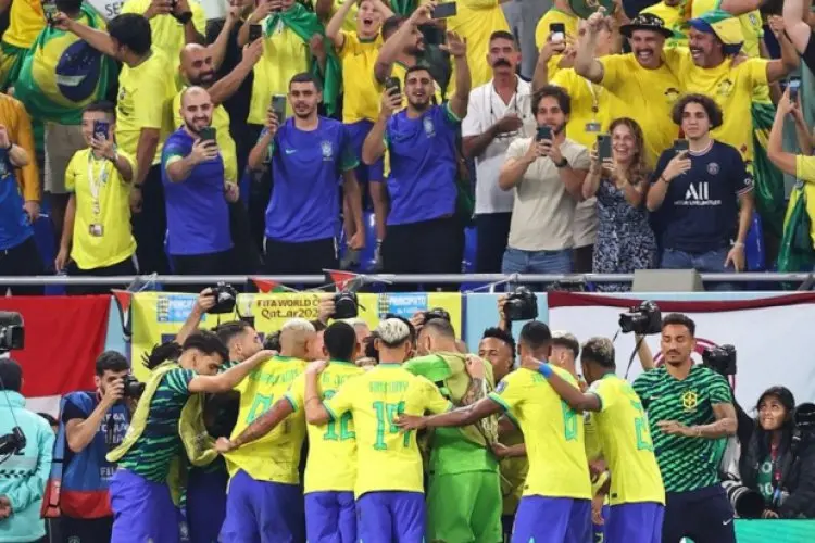 Menang Tipis Melawan Swiss, Brasil Melaju ke Fase 16 Besar
