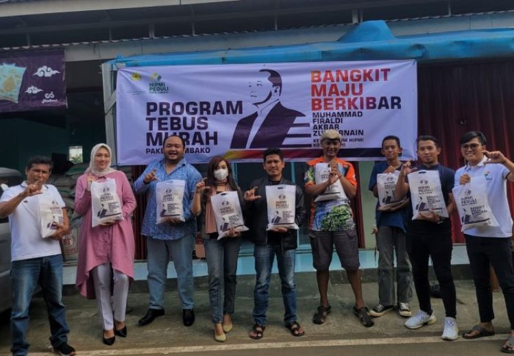 Dorong Ketahanan Pangan, Hipmi Gelar Kegiatan Tebus Murah di 313 RW di Kota Cimahi 