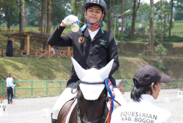 Cabor Berkuda Sumbang Medali Emas Pertama untuk Kontingen Kabupaten Bogor di Porprov XIV Jabar 2022