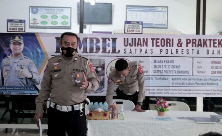 Mau Lulus Ujian SIM, Yuk Ikut Bimbel Gratis Polresta Bandung