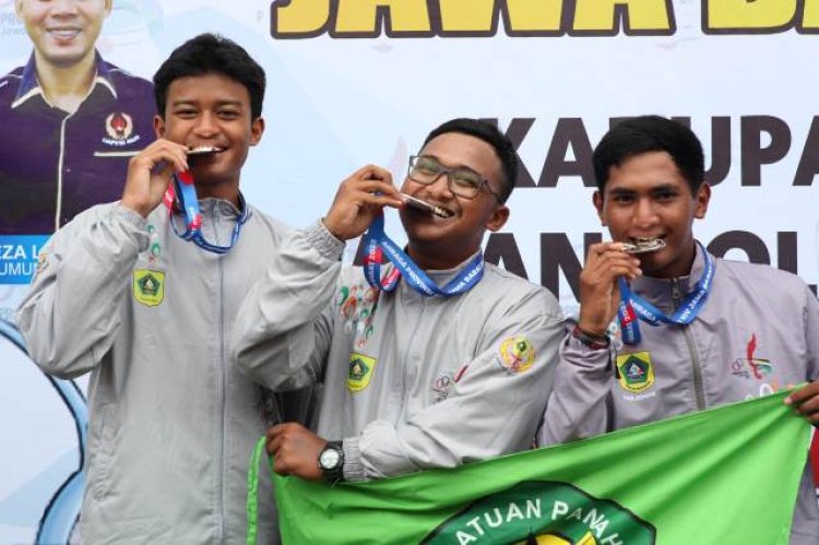 Raih Perak, Atlet Panahan Kabupaten Bogor Semangat Kejar Medali Emas Porprov XIV Jabar 2022