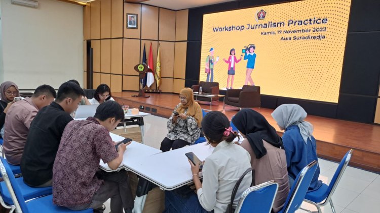 Siapkan Lulusan Unggulan, FISIP Unpas Gandeng PWI Jawa Barat Gelar Workshop Jurnalism Practice