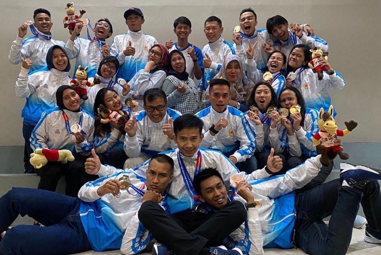 Squash Kota Bandung Pertahankan Tradisional Juara Umum Porprov XIV Jabar 2022