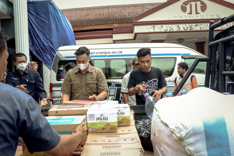 Relawan Gabungan Unpas Siap Diterjunkan Bantu Korban Gempa Cianjur