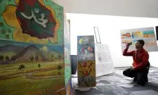 Foto: Pameran Lukisan Hari Disabilitas Internasional 2022
