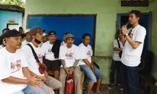 Supir Truk Dukung Ganjar di Bekasi Sosialisasikan Keselamatan Berkendara untuk Supir