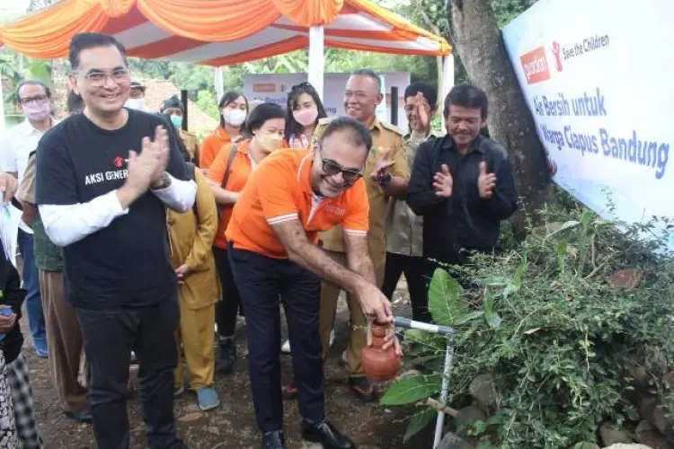 Guardian Indonesia Bangun Fasilitas Air Bersih di Ciapus Kabupaten Bandung