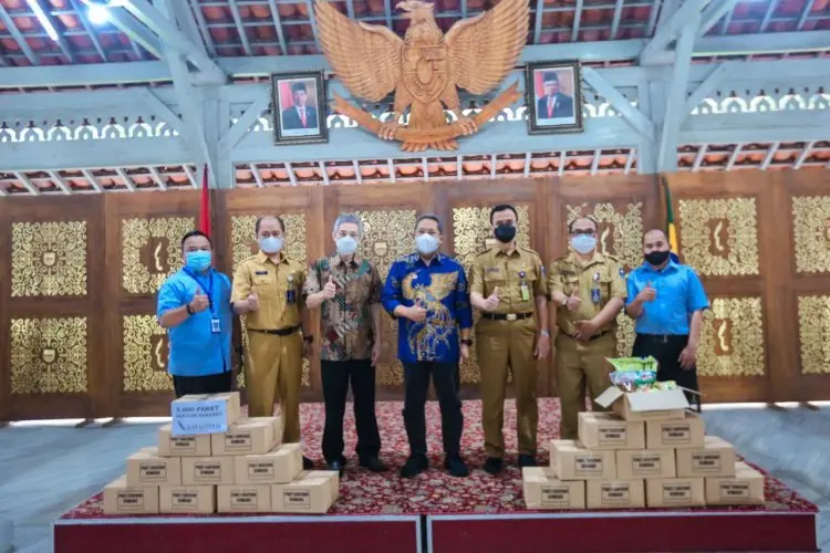 Pemkot Bandung Terima Bantuan 5.000 Paket Sembako dari Bank Mayapada