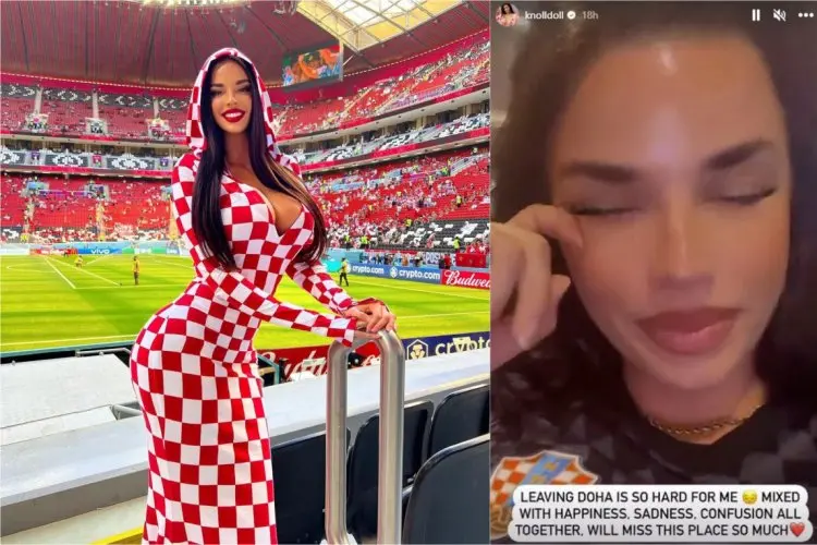 Ivana Knoll Menangis saat Tinggalkan Qatar Setelah Berakhirnya Piala Dunia 2022