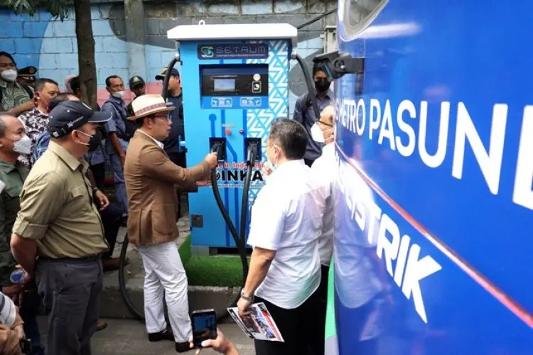 FOTO: Kick Off Angkutan Massal Bandung Raya Go Green