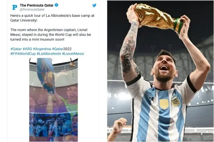 Kamar Messi Selama Piala Dunia 2022 akan Diubah Menjadi Museum