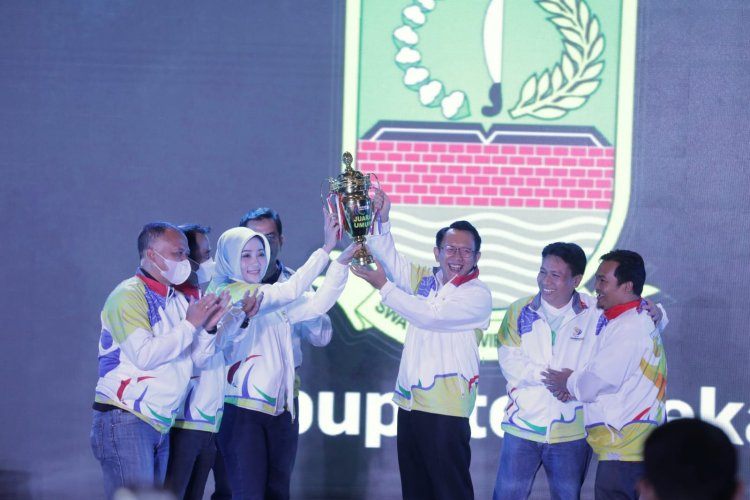 Peparda Jabar 2022 Resmi Ditutup, Kabupaten Bekasi Kawinkan Gelar Juara Umum