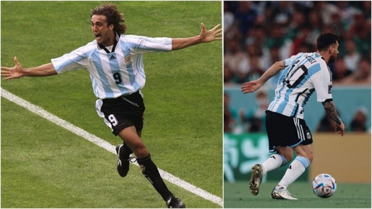 Batistuta Berharap Messi Bisa Mengunggulinya Sebagai Pencetak Gol Terbanyak Argentina di Piala Dunia 