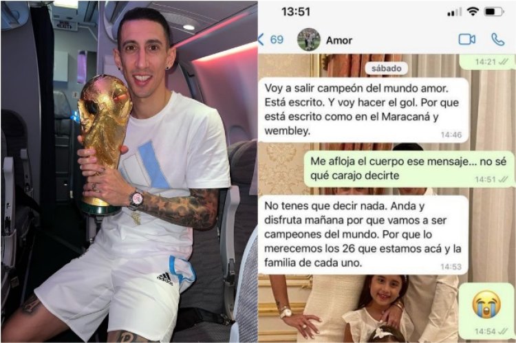 "Saya akan menjadi juara cinta" - Angel Di Maria Prediksi akan Cetak Gol dan Argentina Menangkan Piala Dunia 2022