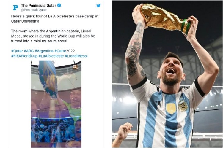 Kamar Messi Selama Piala Dunia 2022 akan Diubah Menjadi Museum