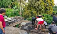 Diduga Korsleting Listrik, Sebuah Rumah di Desa Kertajaya Ludes Dilalap si Jago Merah 