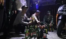 Giat Patroli Kamtibmas Amankan Puluhan Botol Miras dan Cegah Tawuran di Dua Lokasi Tempat 