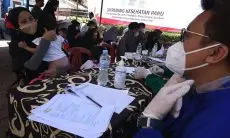 FOTO: Skrining Kesehatan Paru di Kelurahan Sukaraja