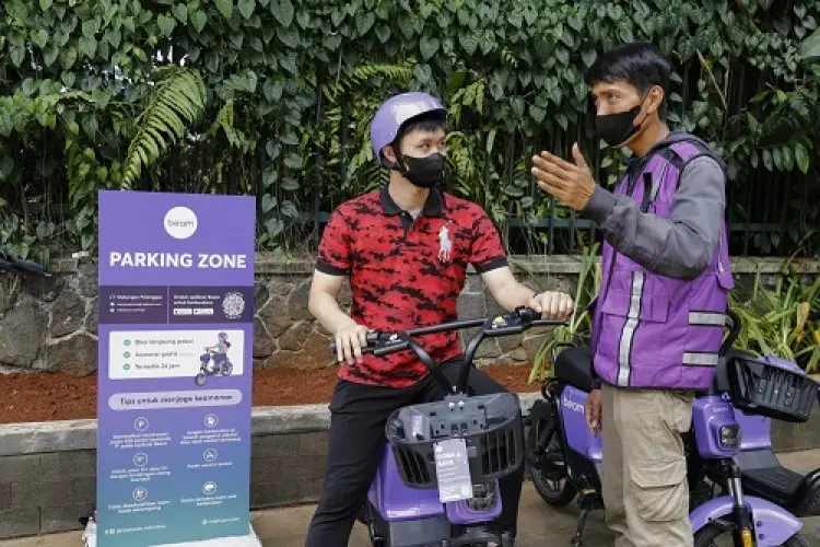 Parkir Sembarangan Sepeda Listrik Beam, Bisa Didenda Rp150 ribu