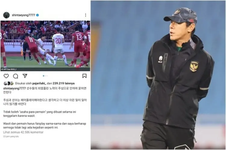 Shin Tae-yong Masih Tak Percaya Aksi Brutal Doan Van Hau Lolos Hukuman Kartu 