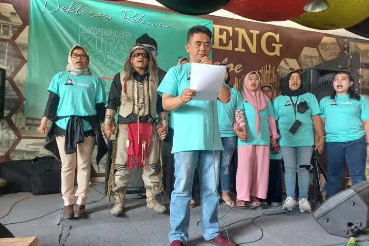 Barka Deklarasikan Andri Gunawan Jadi Calon Wali Kota Bandung