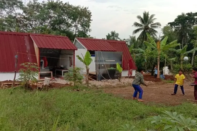 Program Berteduh, JQR Bangun 20 Hunian Sementara yang Unik Bagi Warga Terdampak Gempa Cianjur