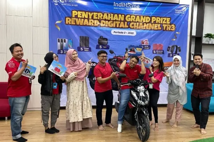 Apresiasi Sobat IndiHome, Telkom Jabar Gelar Reward Digital Channel 