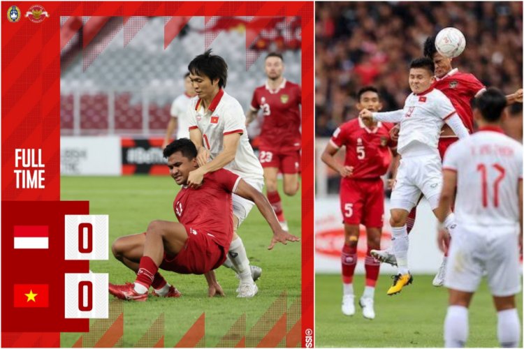 Meski Bermain Agresif, Timnas Indonesia Ditahan Imbang Vietnam di Leg Pertama Semifinal Piala AFF 2022