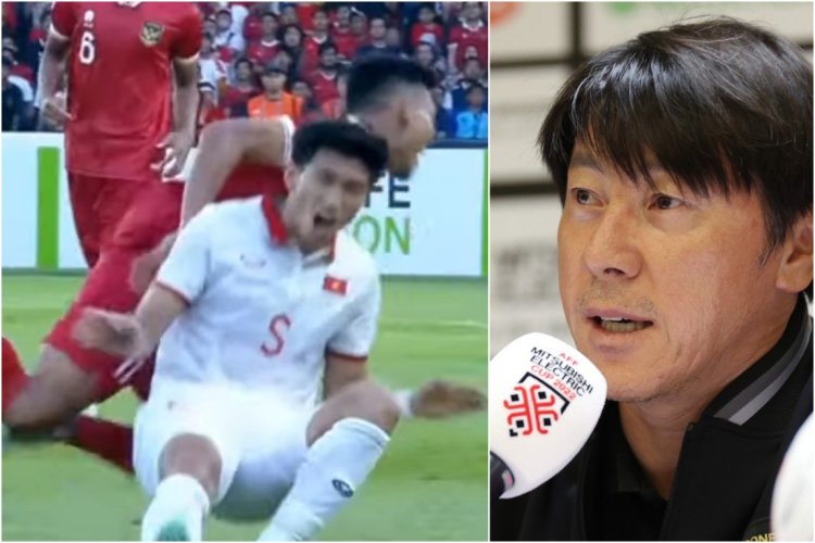 Shin Tae-yong Menilai Seharusnya Doan Van Hau Diganjar Kartu Merah saat Timnas Indonesia menjamu Vietnam di Semifinal Piala AFF 2022