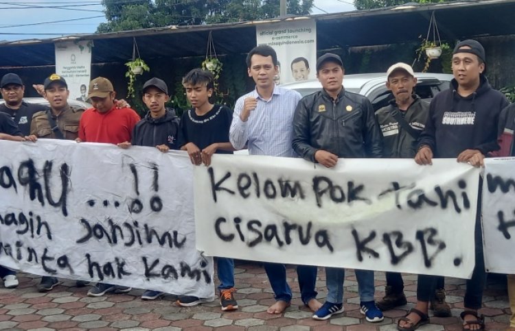 Jauh-jauh ke Bogor, Puluhan Petani Tanaman Hias dari KBB Minta Haknya ke PT Minaqu Indonesia 