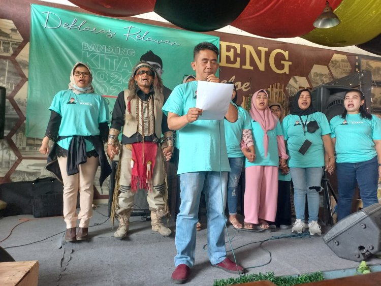 Barka Deklarasikan Andri Gunawan Jadi Calon Wali Kota Bandung