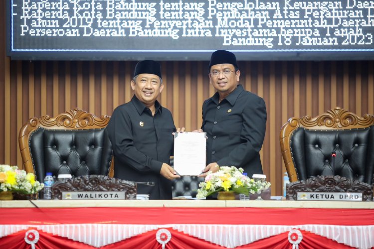 DPRD Kota Bandung Setujui Tiga Raperda