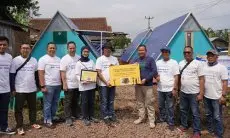 Protelindo Memberikan donasi Pembangunan Huntara untuk warga korban Bencana Alam Cianjur