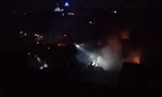 Kebakaran Hebat Terjadi di Margahayu, Puluhan Rumah Hangus