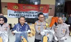 DOR!! Polrestabes Tembak Dua Pelaku Begal Sadis di Sukasari
