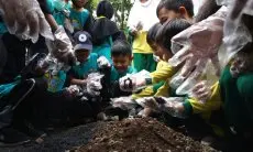 FOTO: Edukasi Pertanian untuk Anak di Green House DKPP Kota Bandung