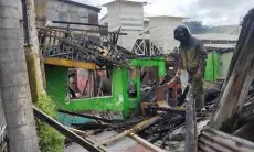 Diduga Karena Korslesting Listrik, Sebuah Rumah di Cipatat KBB Ludes Dilalap si Jago Merah