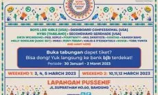 Ini Cara Mudah Dapatkan Tiket Now Playing Festival 2023 Bersama bank bjb