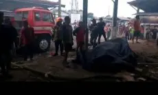 Kebakaran Pasar Gedebage, Satu Kios Grosir Terbakar, Pedagang Merugi Rp200 Juta