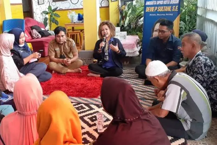 Tak Hanya Sekadar Datang dan Mengukur, Anggota DPRD Kota Bogor Ini Janjikan Perbaikan TPT Pasir Jaya