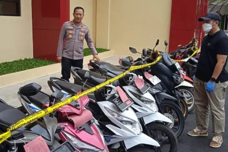 Polresta Bandung Ringkus 14 Orang Pelaku Curanmor di Wilayah Hukum Kabupaten Bandung