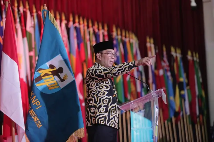 Hadiri Rakernas KNPI, Ridwan Kamil Berhadap Pemuda Lahirkan Gagasan Besar