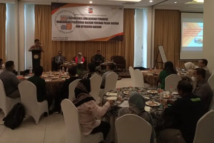 Gandeng Pengusaha Lokal, Bapenda Kota Bogor Gelar Rapat Dengar Pendapat Raperda PDRD